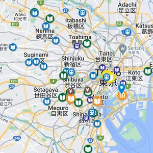早朝からやってる本屋さんマップ　東京 - メイン画像
