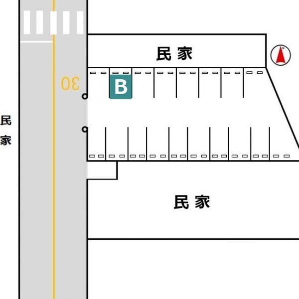 【akippa】 ※交通規制時間帯あり※成田市幸町471 akippa駐車場【利用時間：6:00～20:00】 - トップ画像