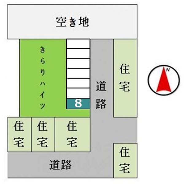 【akippa】 きらりハイツ駐車場 - おすすめ画像