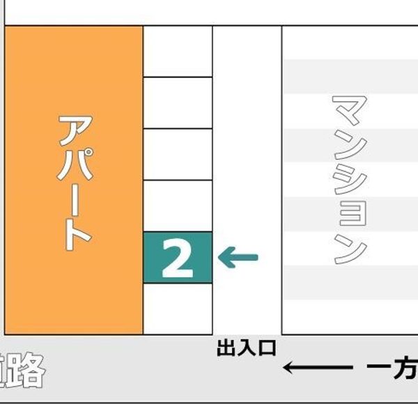 【akippa】 堺市北区百舌鳥梅町3丁目52 レオパレスレグルス 駐車場(17611) - トップ画像