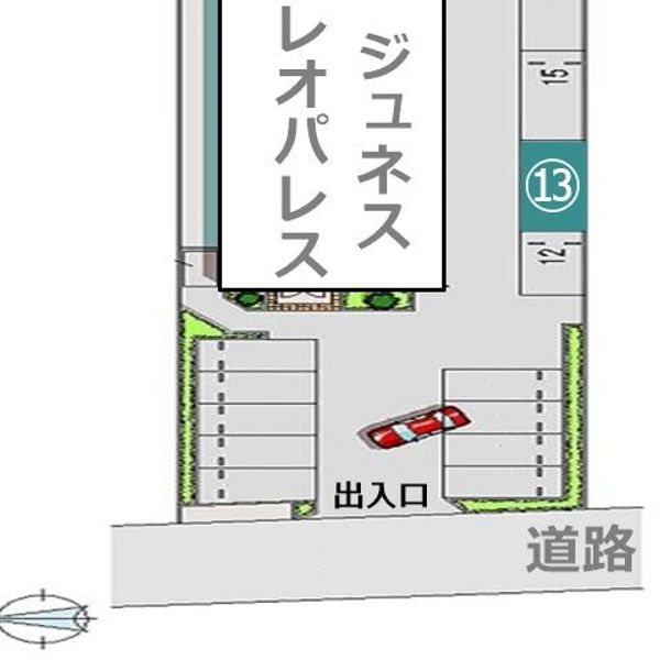 【akippa】 東大阪市若江南町4丁目4 レオパレスジュネス 駐車場(10636) - おすすめ画像