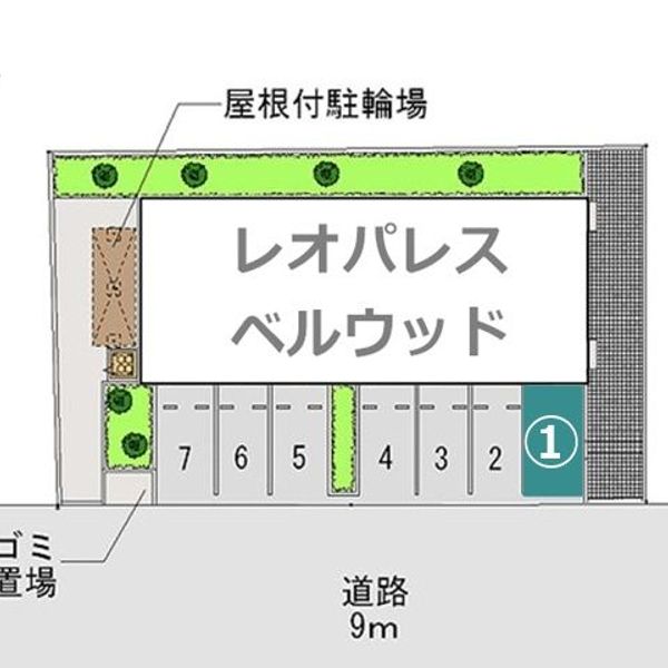 【akippa】 平塚市北金目3丁目15 レオパレスベルウッド 駐車場(41533) - おすすめ画像