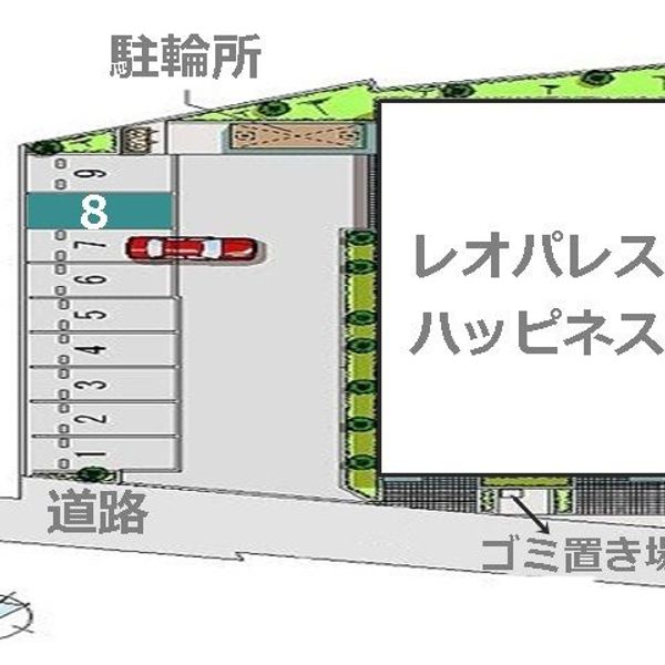 【akippa】 秦野市下大槻136-2 レオパレスハッピネス 駐車場(40228) - おすすめ画像