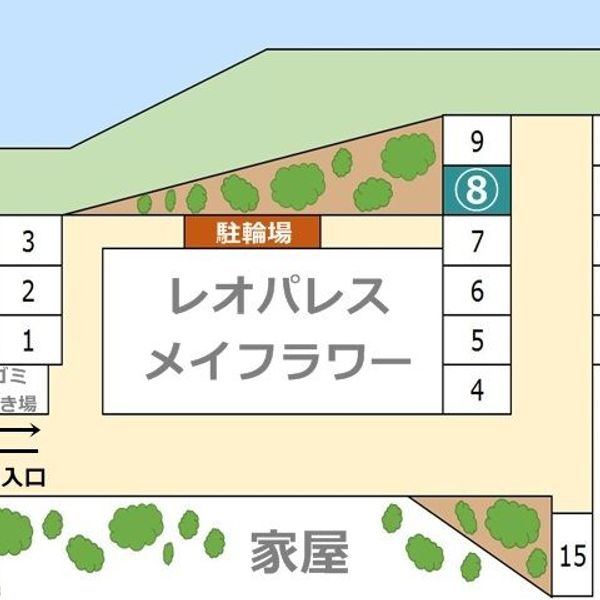 【akippa】 八王子市左入町340-1 レオパレスメイフラワー 駐車場(25377) - おすすめ画像