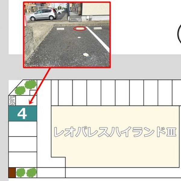 【akippa】 彦根市野瀬町77-16 レオパレスハイランドⅢ 駐車場(31035) - おすすめ画像