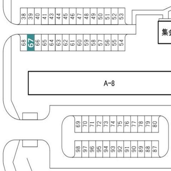 【akippa】 茨木郡山団地駐車場【A-8号棟前】(0090) - トップ画像