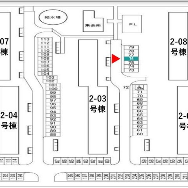 【akippa】 金岡東G団地駐車場【2-02号棟・2-08号棟付近】(0082) - トップ画像