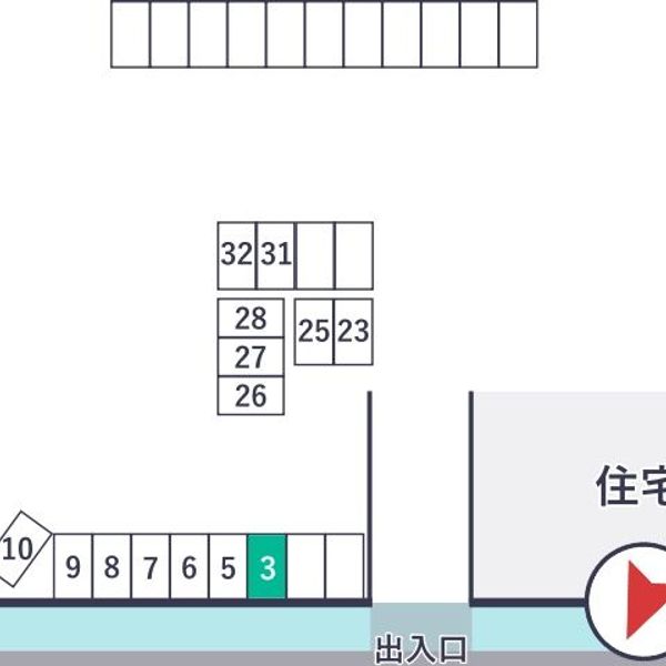 【akippa】 上山口1831駐車場 - トップ画像
