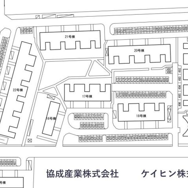 【akippa】 高槻柱本駐車場※18号棟付近 - トップ画像