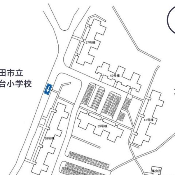 【akippa】 千里古江台駐車場※40号棟付近 - トップ画像