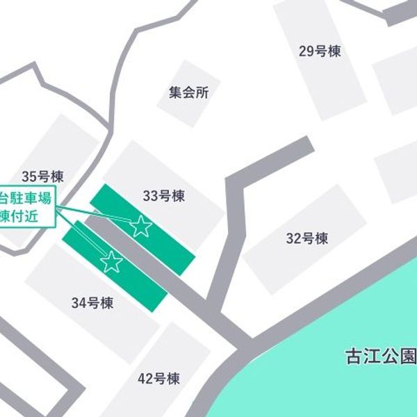 【akippa】 千里古江台駐車場※33号棟付近 - トップ画像