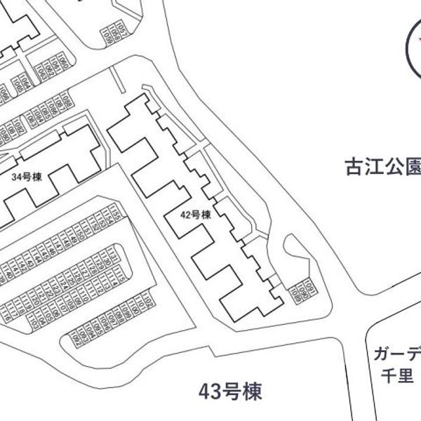 【akippa】 千里古江台駐車場※42号棟付近 - トップ画像