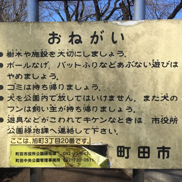 町田中央公園 - トップ画像