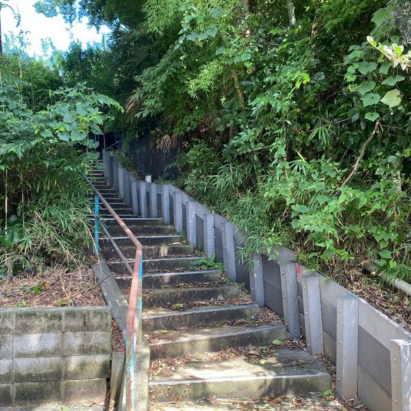 春日台公園に続く階段 - トップ画像