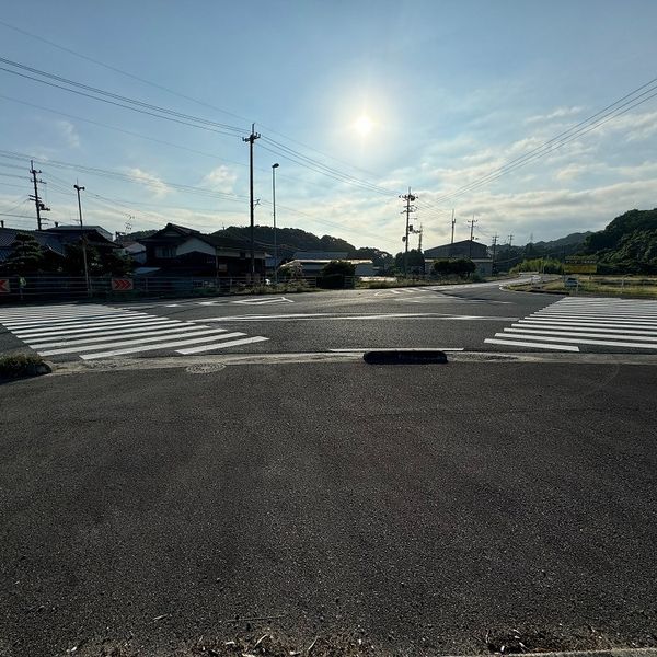 大西との境近くの横断歩道【佐方地区】 - おすすめ画像