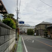 河口湖駅前の道 - 投稿画像1