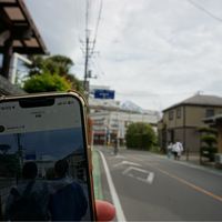 河口湖駅前の道 - 投稿画像2